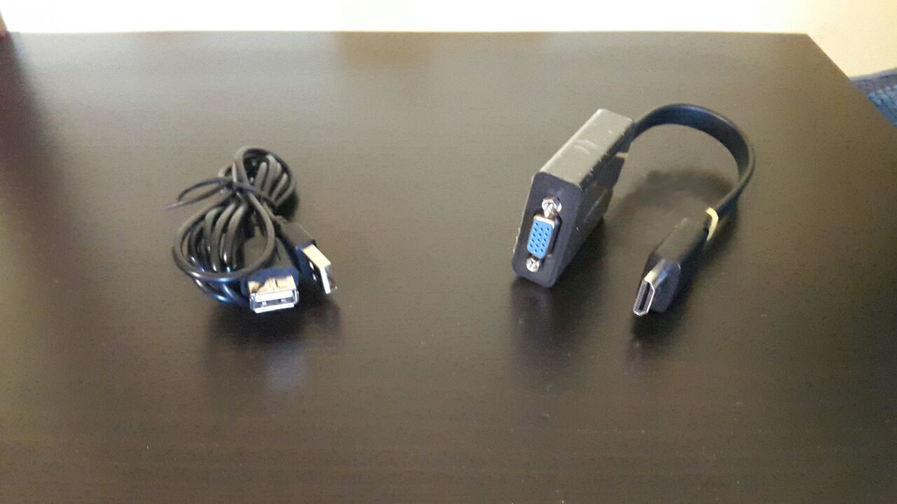Convertitore HDMI2VGA e cavo USB