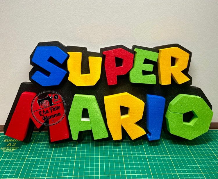 Scritta Super Mario